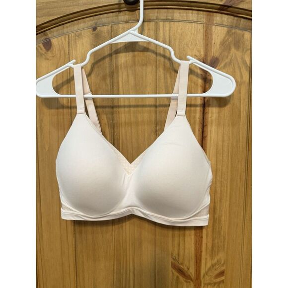 Olga Other - Olga‎ Cloud 9 Full Figure Underwire Bra Lined Lace Women's Size L Pink